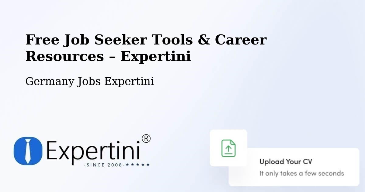 Free Job Seeker Tools & Career Resources – Erwitte - Erwitte, Germany Jobs Expertini