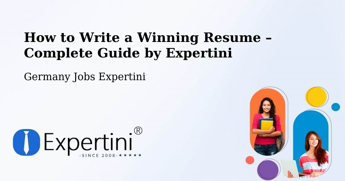 Resume Writing Guide for Job Seekers – Erwitte - Erwitte, Germany Jobs Expertini
